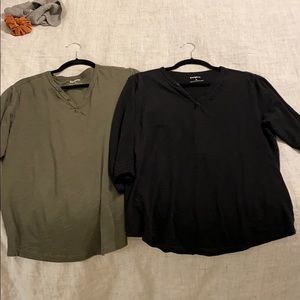 2 express 3/4 sleeve $25 for both